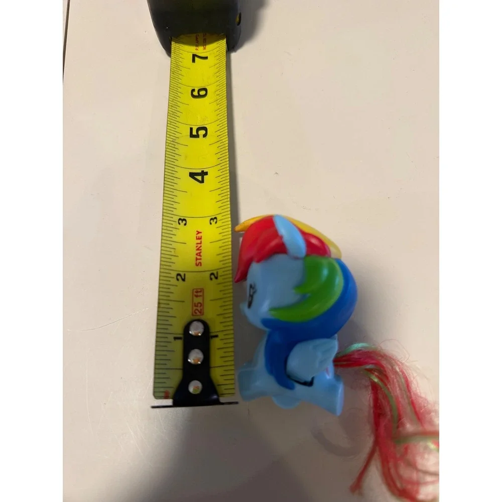 My Little Pony Rainbow Dash 2018 McDonalds Happy Meal Toy Blue Figure 3 Inch
